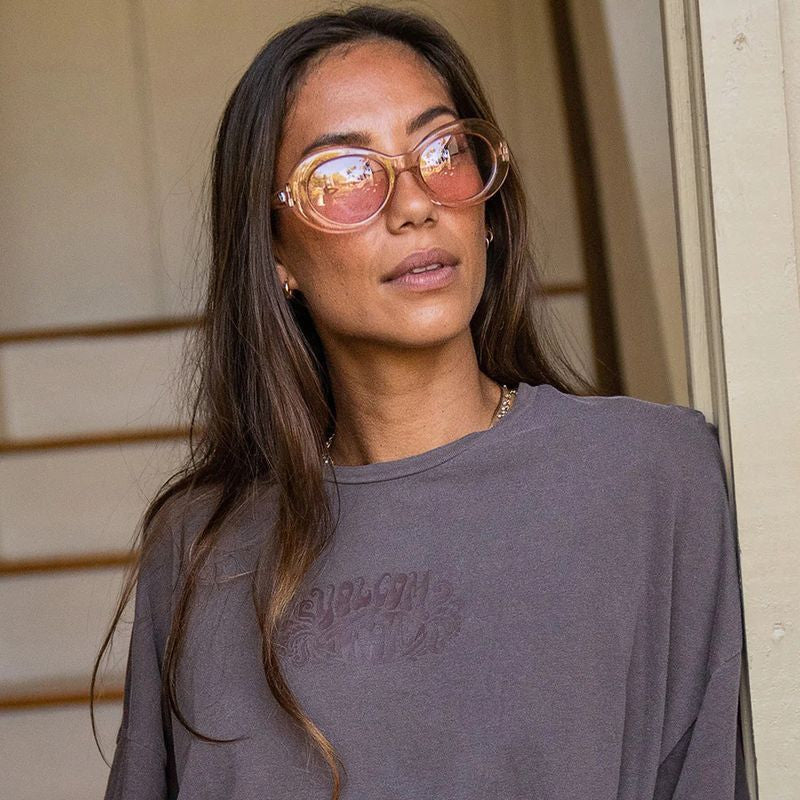Stoned, Quail Feather/Pink Lenses