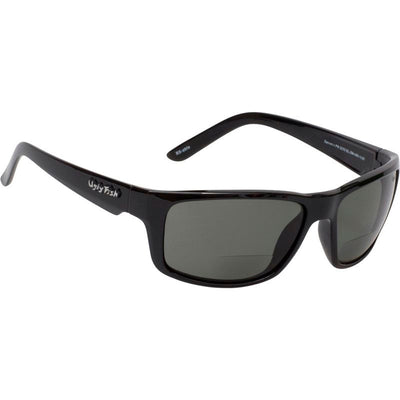 Xenon, Black/Bifocal +2.5 Smoke Polarised Lenses