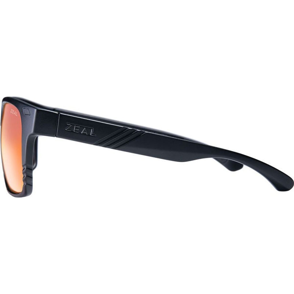 Brewer, Matte Black/Phoenix Mirror Polarised Lenses