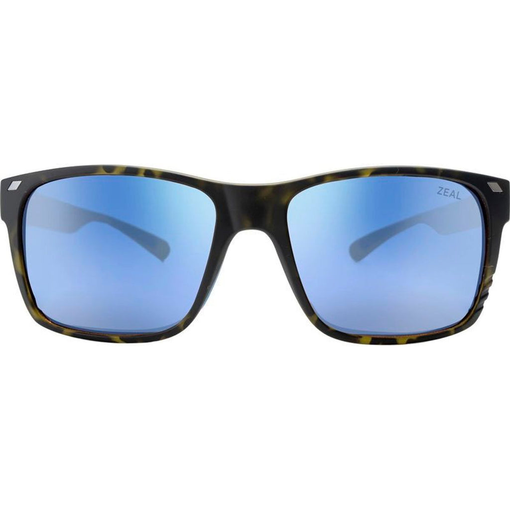 Brewer, Matte Green Havana/Horizon Blue Polarised Lenses