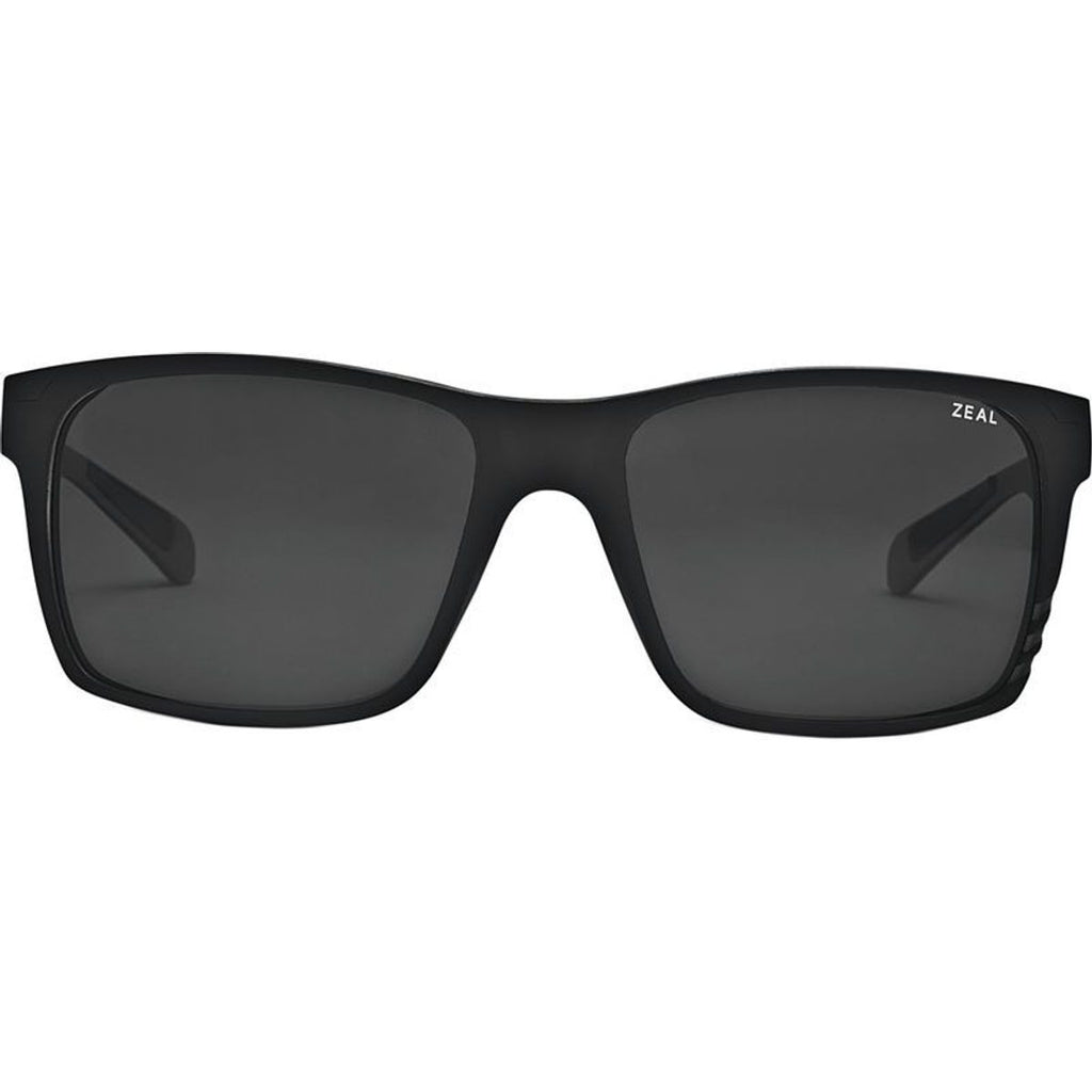 Brewer, Matte Black/Dark Grey Polarised Lenses