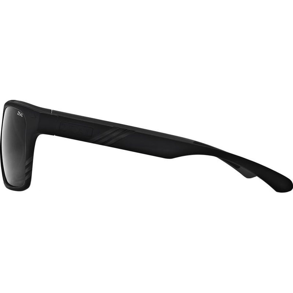 Brewer, Matte Black/Dark Grey Polarised Lenses