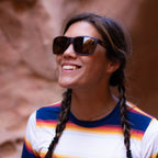Brewer, Matte Woodgrain/Copper Polarised Lenses