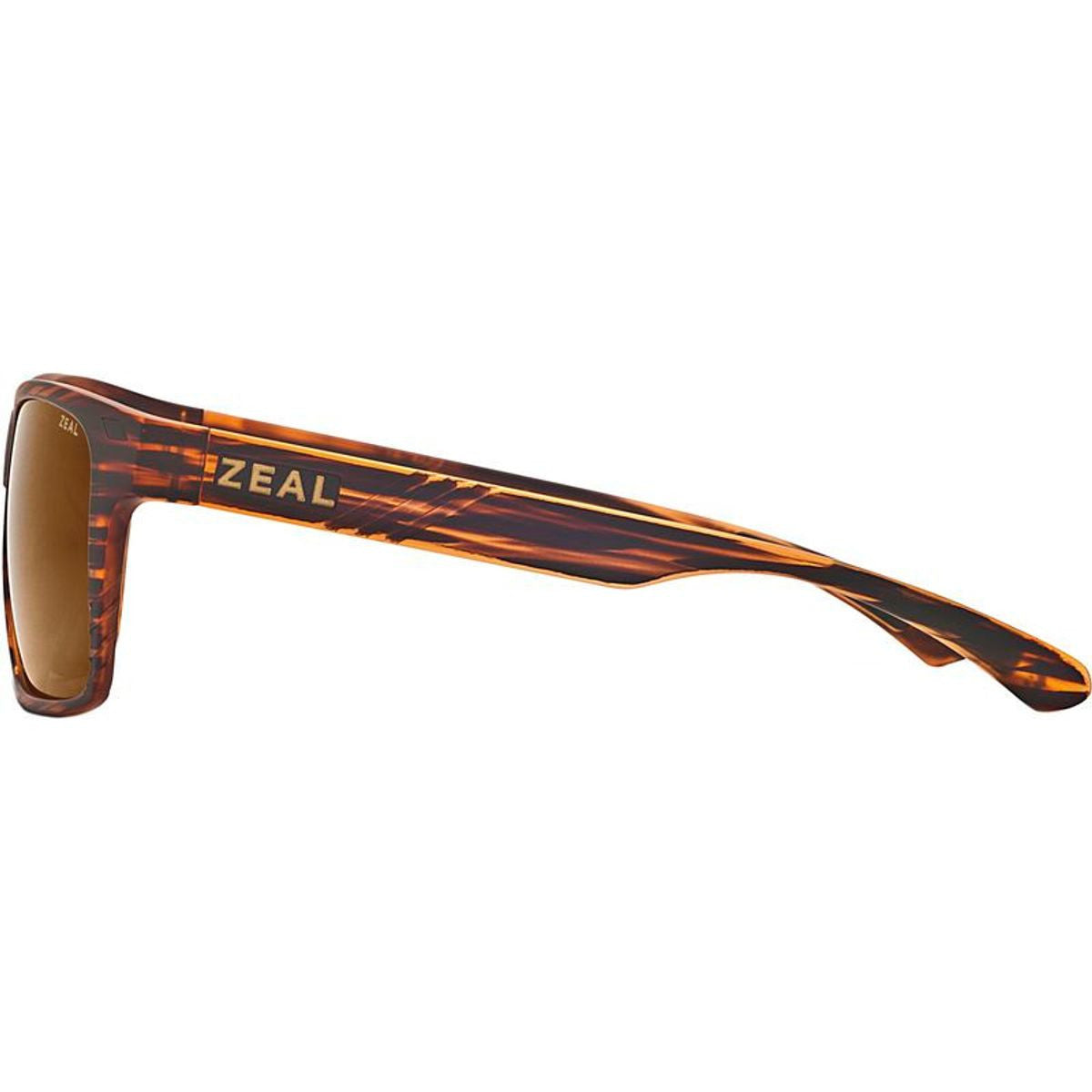Brewer, Matte Woodgrain/Copper Polarised Lenses