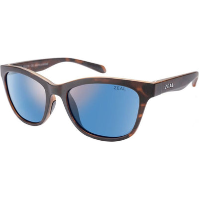Duskwing, Matte Tortoise/Horizon Blue Mirror Polarised Lenses