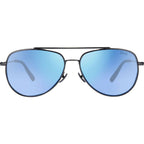 Hawker, Matte Silver/Horizon Blue Mirror Polarised Lenses