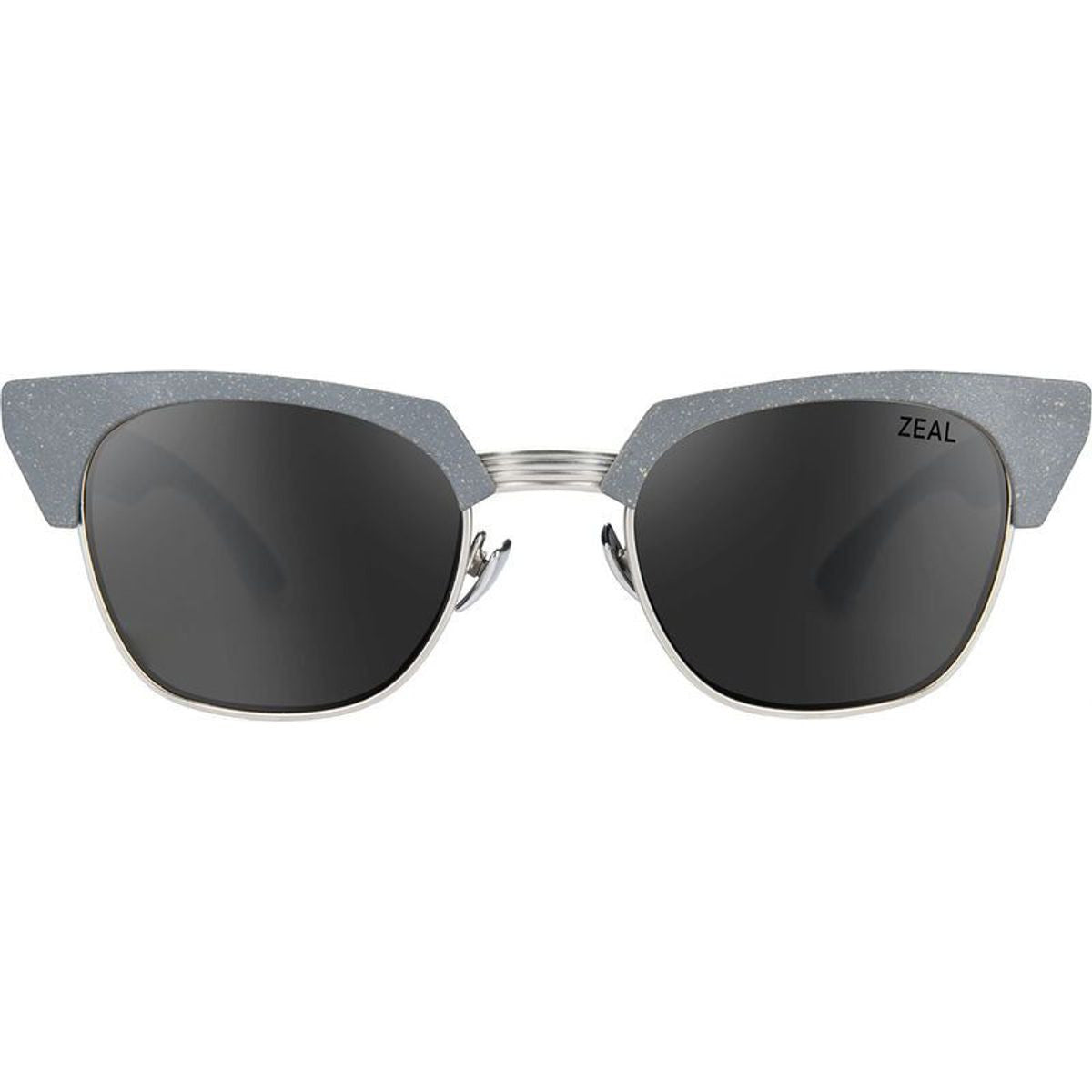 Highline, Matte Granite Silver/Dark Grey Polarised Lenses
