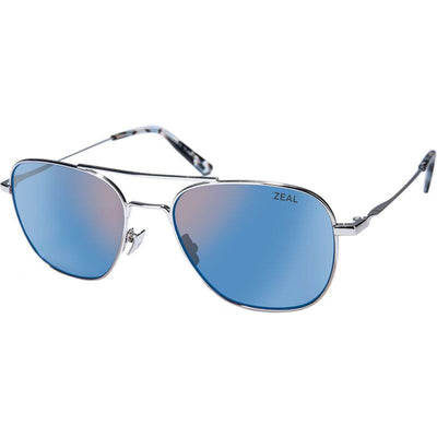 Skyway, Gloss Silver/Horizon Blue Mirror Polarised Lenses