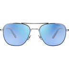 Skyway, Gloss Silver/Horizon Blue Mirror Polarised Lenses
