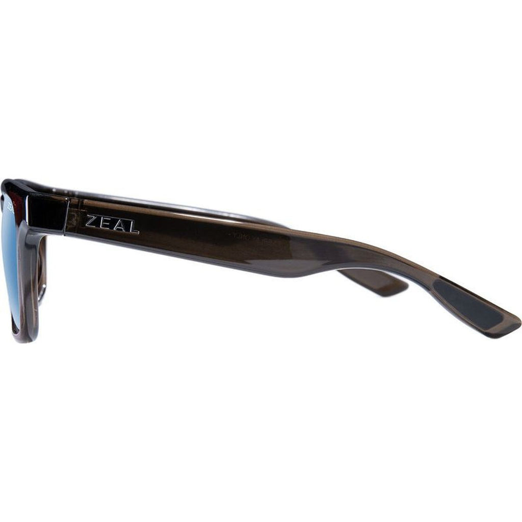 Whittier, Transparent Light Brown/Horizon Blue Mirror Polarised Lenses