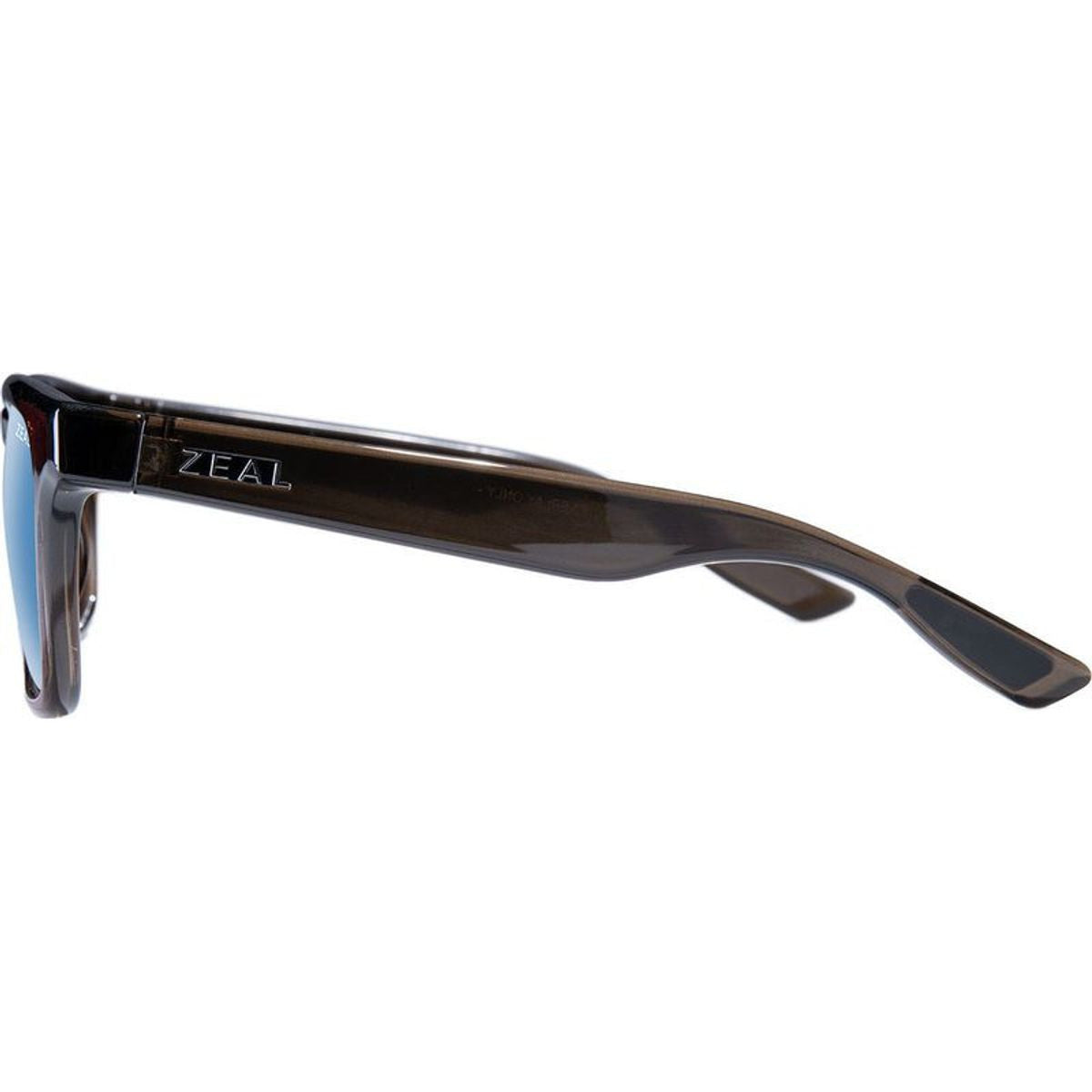 Whittier, Transparent Light Brown/Horizon Blue Mirror Polarised Lenses