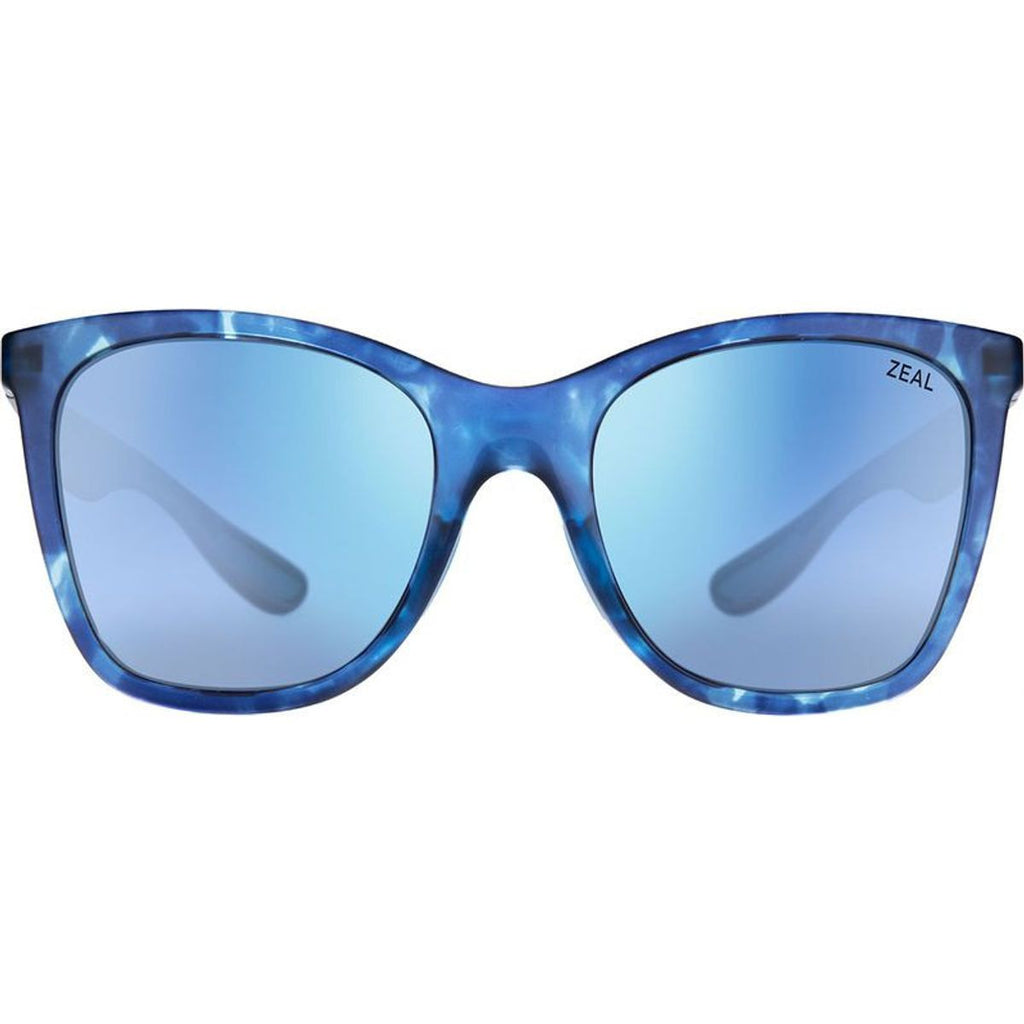 Willow, Matte Navy Tortoise/Horizon Blue Mirror Polarised Lenses