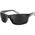 Zeal Optics Meadowhawk Gloss Black Dark Grey Polarised Angle