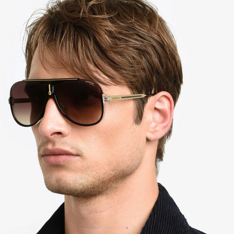 1059/S, Black Gold/Brown Gradient Lenses