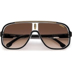 1058/S, Black and Gold/Brown Gradient Lenses