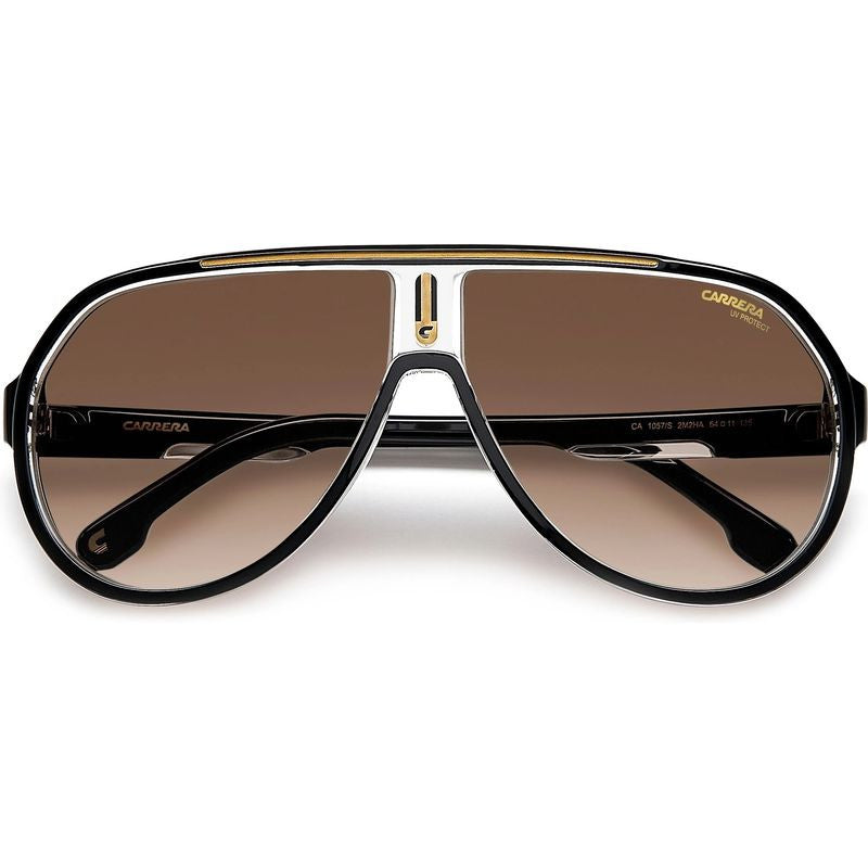 1057/S, Black Gold/Brown Gradient Lenses