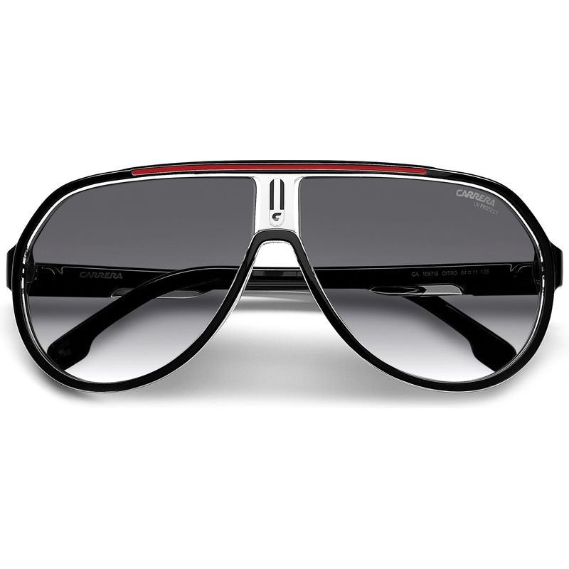 1057/S, Black Red/Dark Grey Gradient Lenses