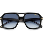 317/S, Striped Black/Dark Blue Gradient Lenses