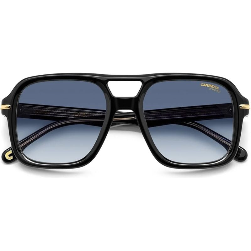 317/S, Striped Black/Dark Blue Gradient Lenses