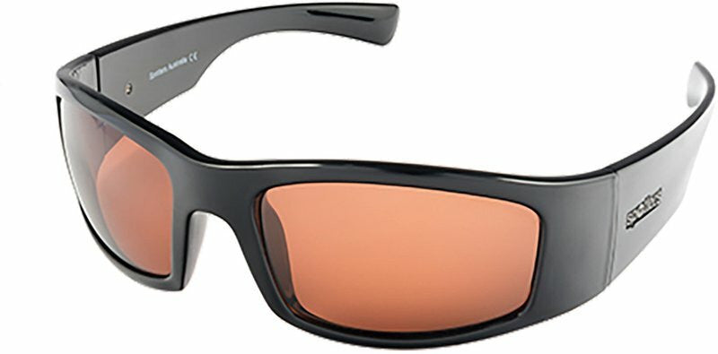 Coyote +, Gloss Black/Copper Halide Glass Polarised Lenses