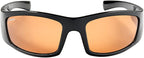 Coyote +, Gloss Black/Copper Penetrator Glass Polarised Lenses