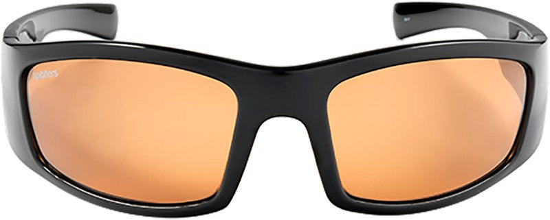 Coyote +, Gloss Black/Copper Penetrator Glass Polarised Lenses