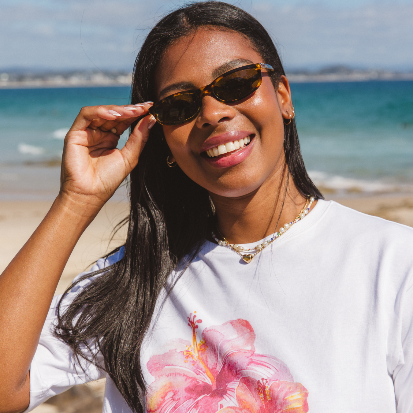 Girl wearing miu miu sunglasses