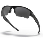 Flak Jacket XLJ, Matte Black/Grey Polarised Lenses