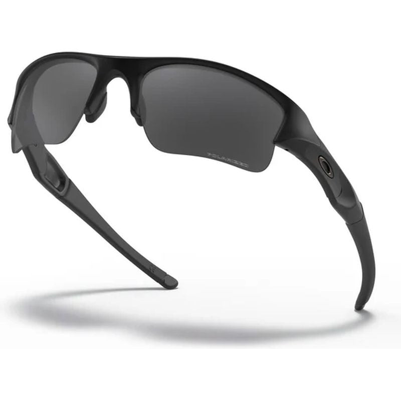 Flak Jacket XLJ, Matte Black/Grey Polarised Lenses