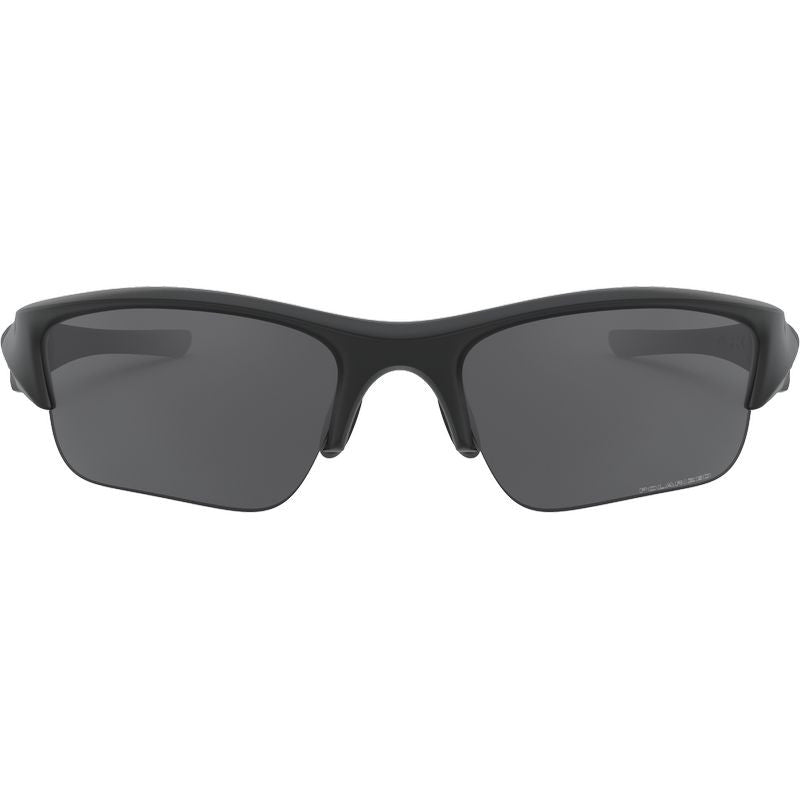 Flak Jacket XLJ, Matte Black/Grey Polarised Lenses