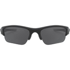 Flak Jacket XLJ, Matte Black/Grey Polarised Lenses