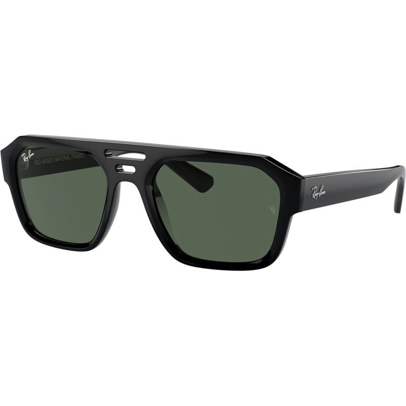 Corrigan RB4397, Black/Dark Green Lenses