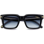 316/S, Striped Black/Dark Blue Gradient Lenses